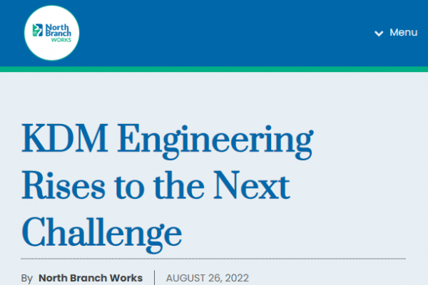North Branch Works Blog Features KDM Engineering