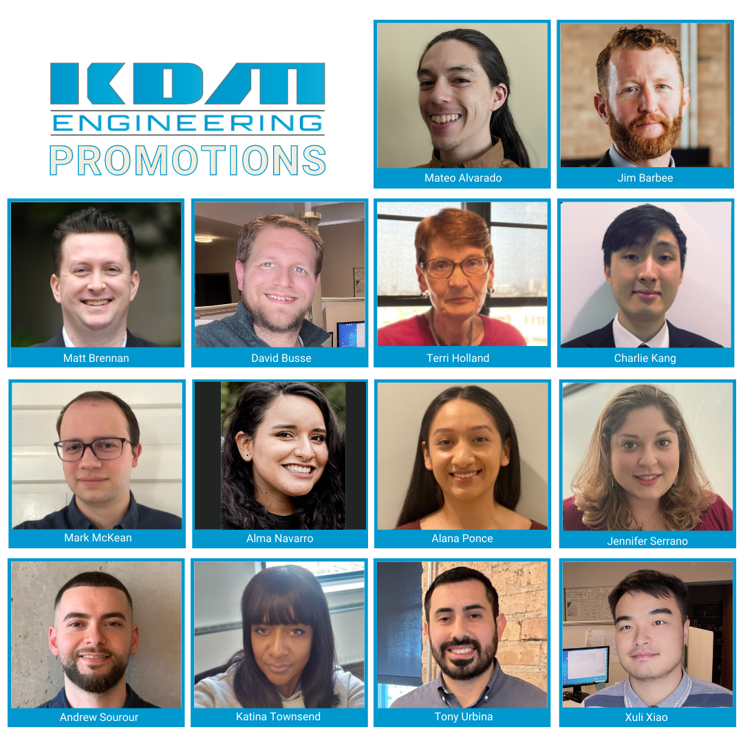 KDM Engineering promotions and new opportunities