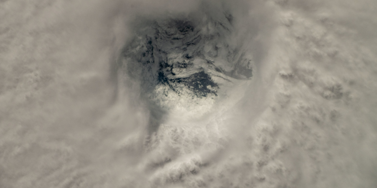 The eye of Hurricane Beryl, which made landfall in the Houston area in July. Image by Flickr