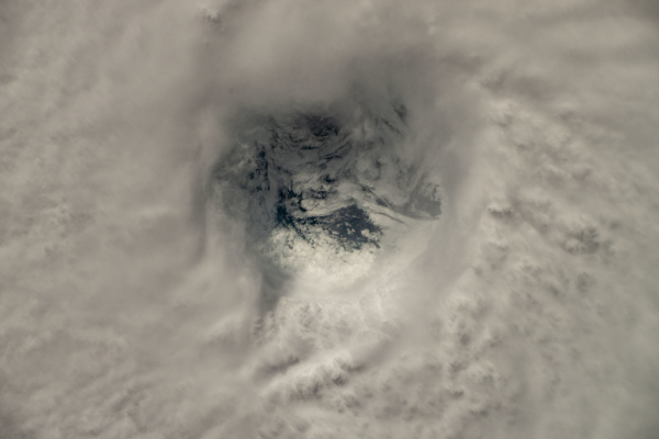 The eye of Hurricane Beryl, which made landfall in the Houston area in July. Image by Flickr